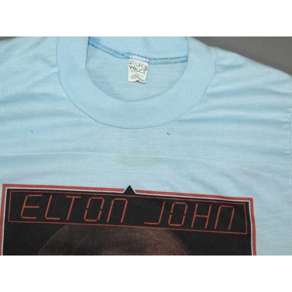 ELTON JOHN Louder Than Concorde 1976 Concert Tour Original T-Shirt M - XS - Picture 5 of 7
